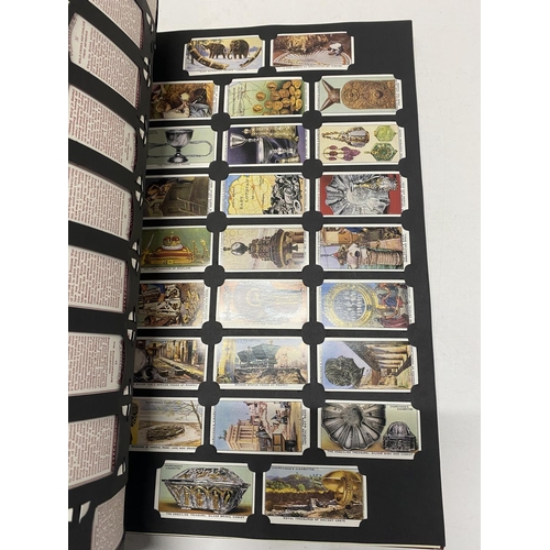 347 - A card collectors society folder full of reprint cigarette cards