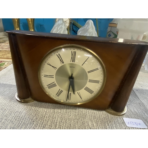 4 - A vintage Smiths mantle clock