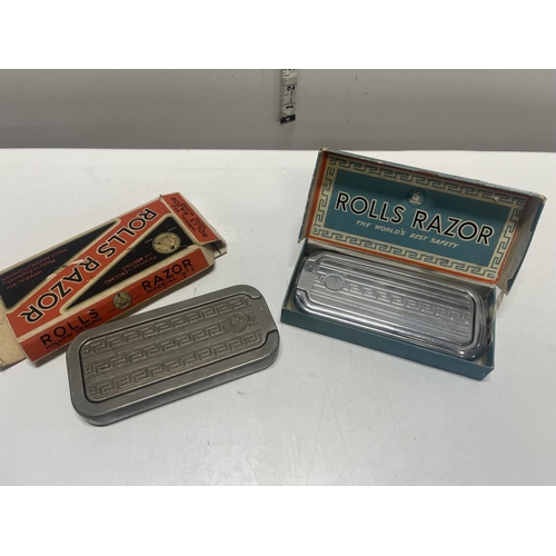 46 - Two boxed rolls razors