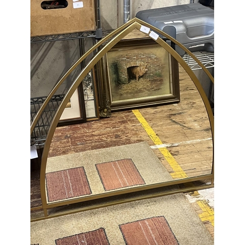 98 - A large contemporary mirror (shipping unavailable)