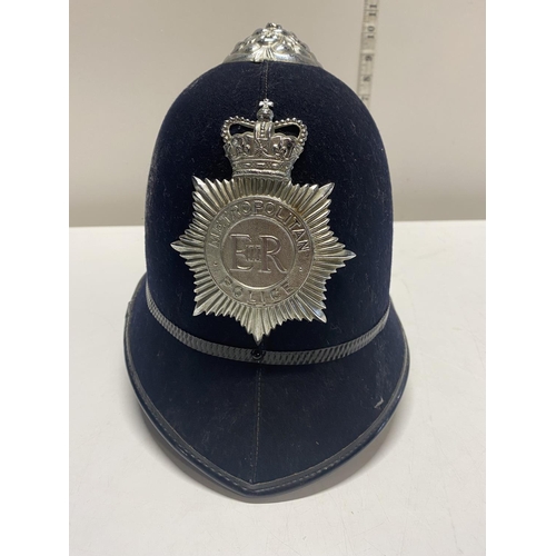 282 - A vintage Metropolitan police helmet