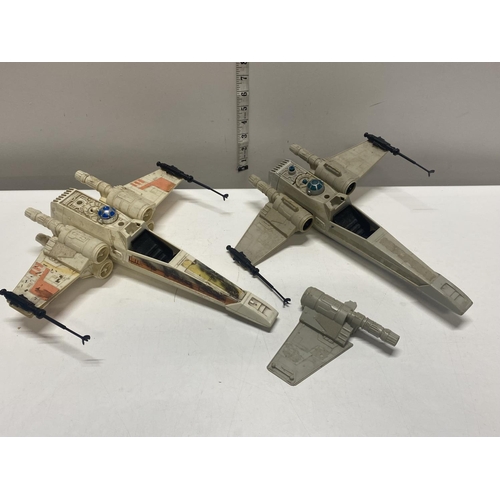 232 - Two 1979 Star Wars X Wing fighter models (playworn)