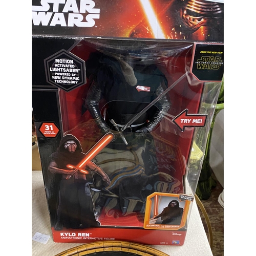 150 - A boxed Star Wars Kylo Ren interactive figure