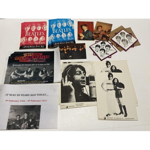 18 - A job lot of assorted Beatles ephemera