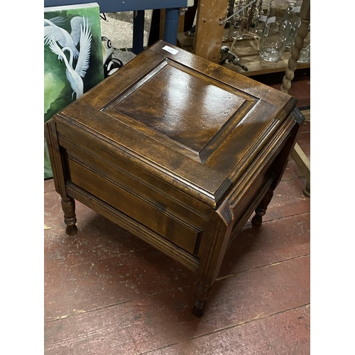 266 - A antique Victorian mahogany commode, shipping unavailable