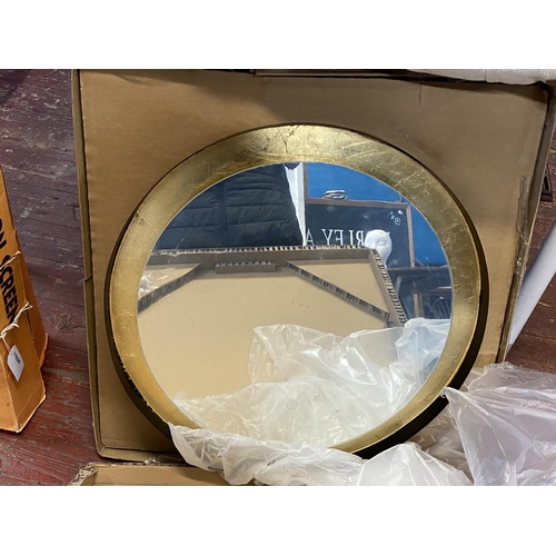 288 - A new boxed large  LED bathroom mirror (untested), shipping unavailable