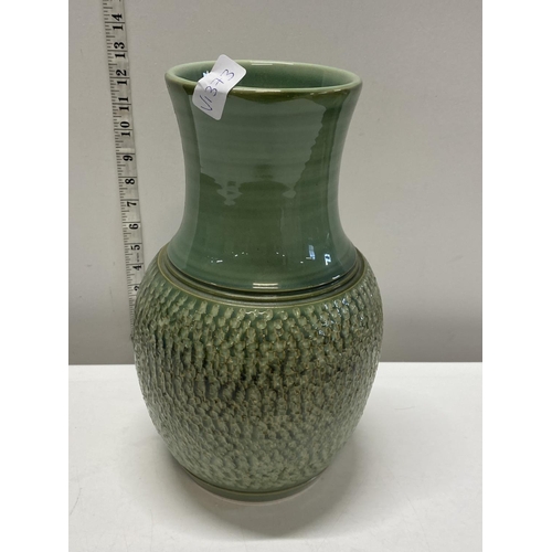 8 - A vintage Denby pottery vase H33cm