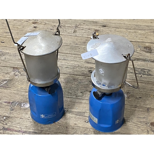 88 - Two camping Gaz lamps