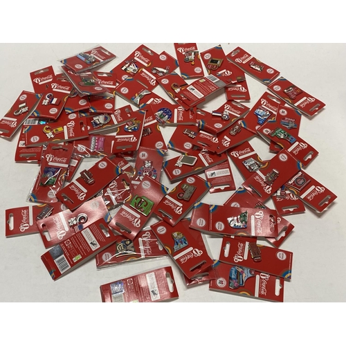 18 - Approximately 60 official London Olympics Coca-Cola pin badges