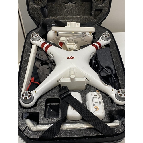 19 - A boxed DJI Phantom 3 standard Drone with case and accessories (untested)