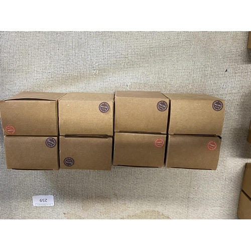 263 - Eight boxes of new Bella Noir lipsticks