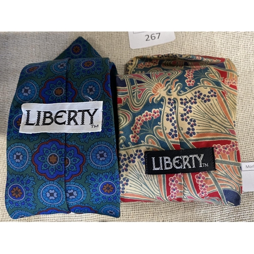 268 - Two Liberty neck scarves