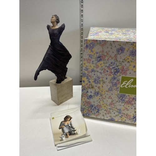 277 - A boxed Elisa figurine with COA h48cm