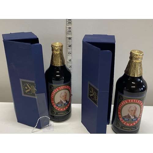 280 - Two boxed limited edition Joshua Tetley centenary beers