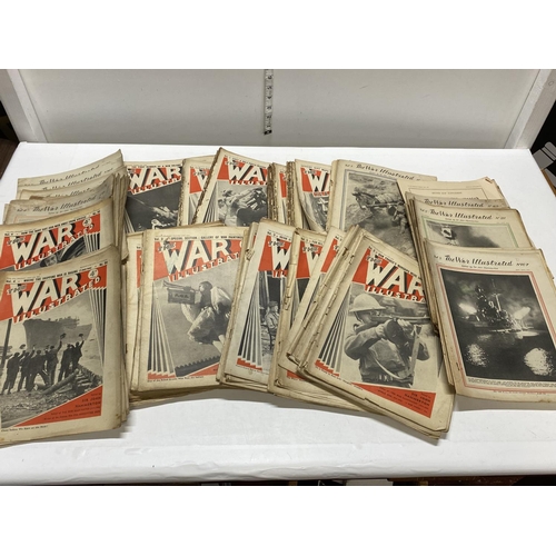 42 - A job lot of War Illustrated magazines