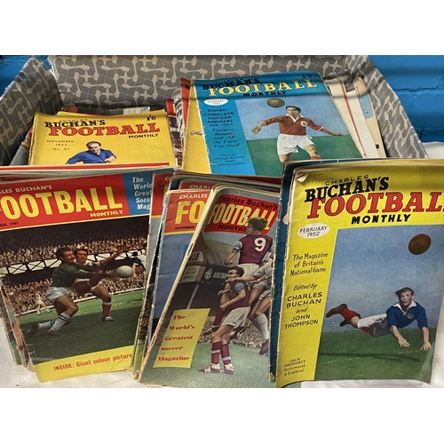 60 - A large job lot of vintage Charles Buchan's football magazines