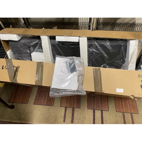 61 - A new boxed motorised treadmill (unchecked), shipping unavailable