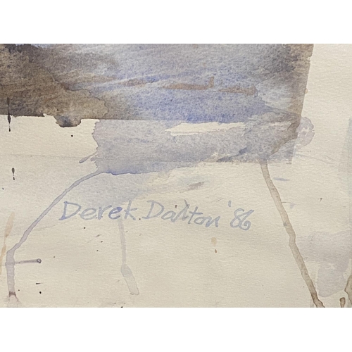 220 - A signed original watercolour by Derek Dalton dated 1986 'Part of the wear series entitled Bishop Au... 