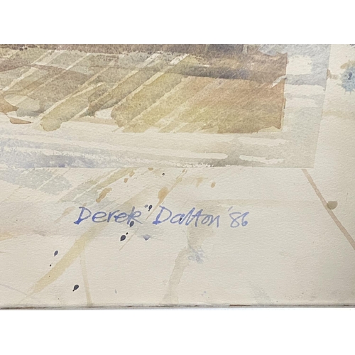 221 - A signed original watercolour by Derek Dalton dated 1986 'Part of the wear series entitled Kill Hope... 