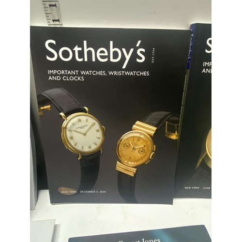 276 - A large selection of assorted books all relating to high end wrist watches including Sotheby's aucti... 