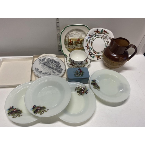 354 - A job lot of assorted collectable ceramics including Royal Doulton, Coalport etc