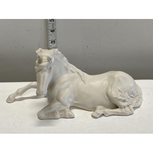 379 - A Royal Doulton white horse