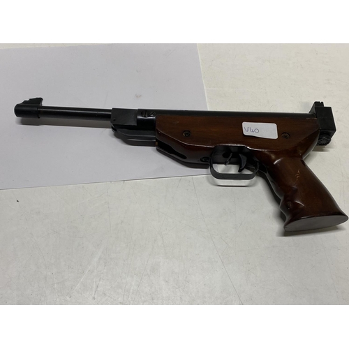 126B - A vintage .22 air pistol, shipping unavailable