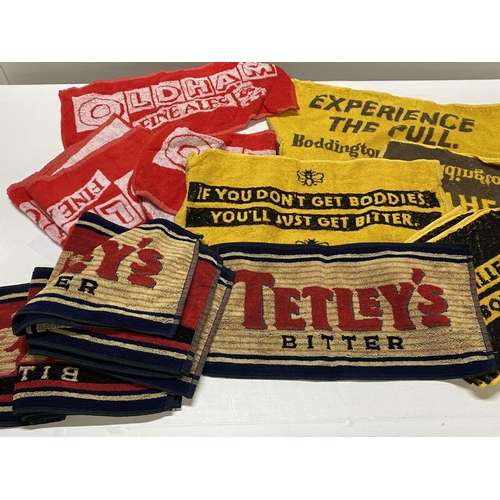 151 - A selection of vintage beer/bar towels