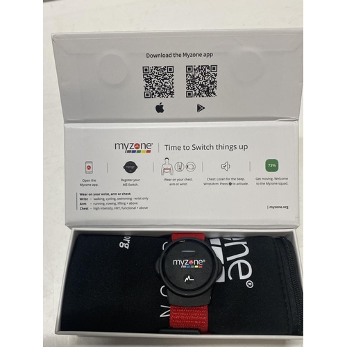 197 - A boxed myzone smart watch