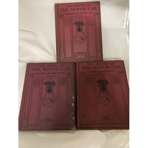 2 - Three volumes of 'The Book of the Motorcar'