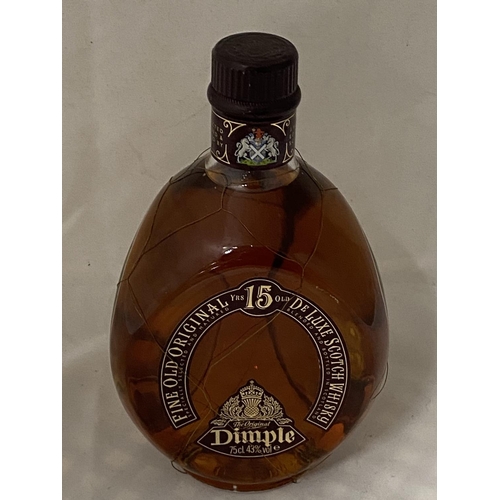 39 - A sealed bottle of Dimple Scotch Whiskey 75cl