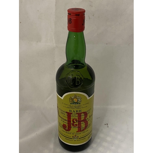 40 - A bottle of J&B Whiskey 75cl