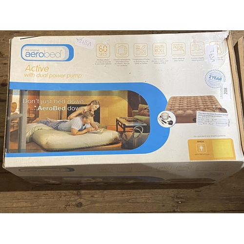 301 - A single airbed with power pump (untested)