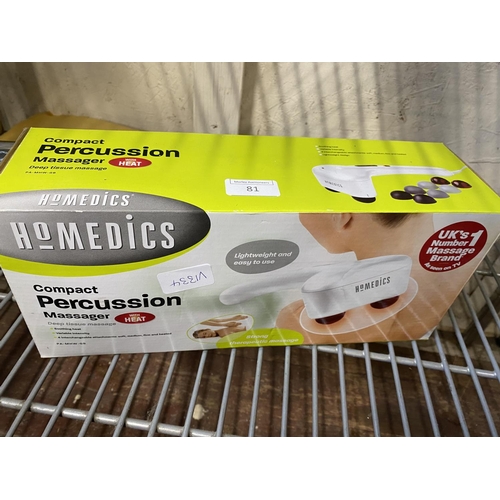 308 - A boxed as new compact percussion massager