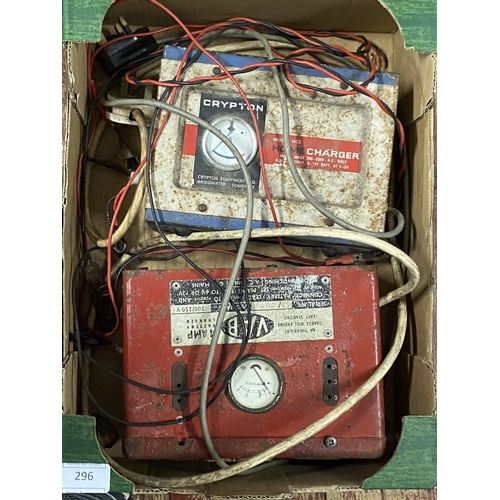 312 - Two 12v battery chargers
