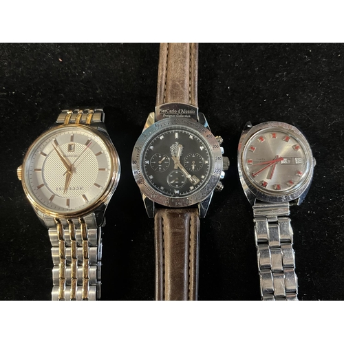 324 - Selection of three watches including Accurist, Timex in working order