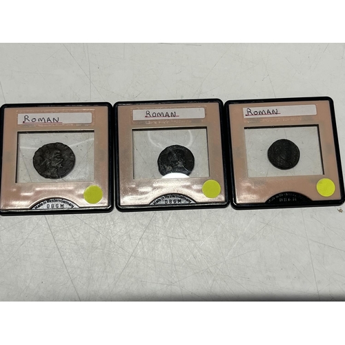 346 - Three assorted Roman coins