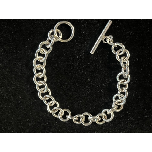 354 - A stamped 925 silver bracelet