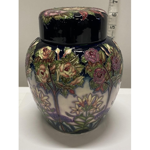 119 - A boxed limited edition 2003 Moorcroft ginger jar 'Romeo and Juliet' by Rachel Bishop 133/250 h16cm