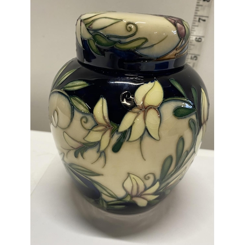 120 - A boxed Moorcroft trial Ginger Jar dated 3/7/2021 Ginger Jar entitled 'The Tempest' by P Gibson h16c... 