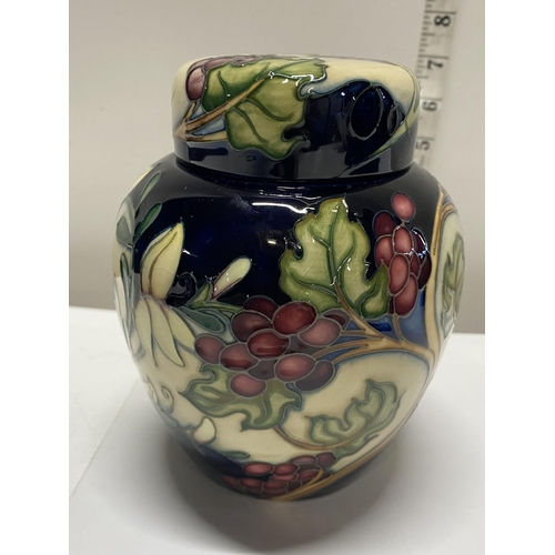 120 - A boxed Moorcroft trial Ginger Jar dated 3/7/2021 Ginger Jar entitled 'The Tempest' by P Gibson h16c... 