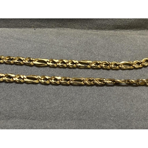 139 - A 9ct gold necklace gross weight 14.50g, length 45cm