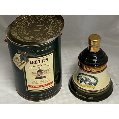 15 - A sealed bottle of Bell's Old Scotch Whiskey 75cl Christmas 1990