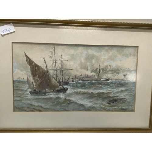 249A - Two framed original watercolours one by George Allen and one by O Johnson