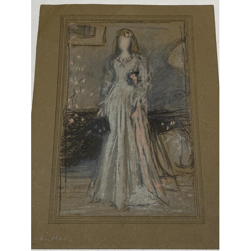 330 - Two James Abbot Mcneill Whistler 1834-1903 original signed lithographs, largest is 33x25cm