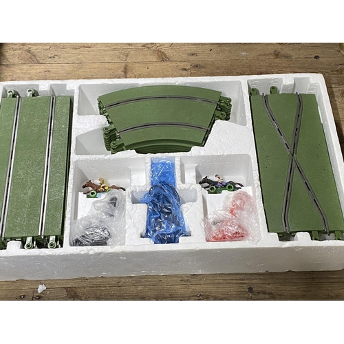 88 - A boxed Ascot electric Scalextric slot racing set by Hornby, shipping unavailable