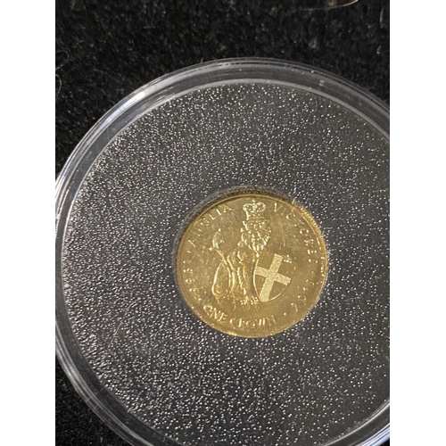 273 - A jubilee mint 22ct gold coin 1g