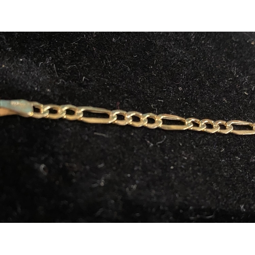 284 - A 9ct gold chain 1.11g