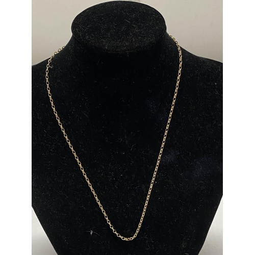 285 - A 9ct gold chain 1.41g