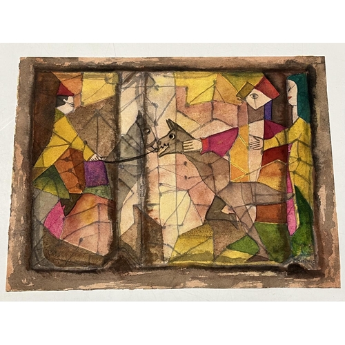 304 - A original artwork from the Studio Sale of Dominic Fels, British Artist 1909-1974 surrealist composi... 